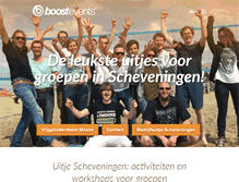 Tablet Screenshot of boostevents.nl